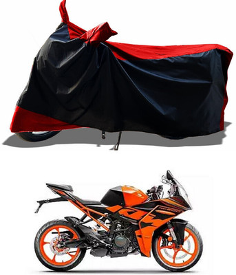 DeepShakshi AUTOMOTIVE Waterproof Two Wheeler Cover for KTM(RC 200 BS6, Red)