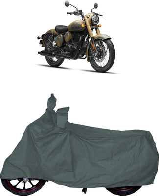UKIGAL Two Wheeler Cover for Royal Enfield(Classic 350, Grey)