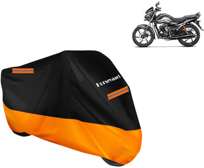 Horseyaart Waterproof Two Wheeler Cover for Hero(Passion Pro i3S, Orange)