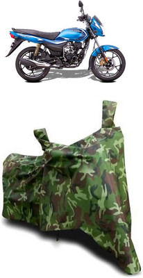 ATBROTHERS Waterproof Two Wheeler Cover for Bajaj(Platina 110 H-Gear BS6, Multicolor, Green)