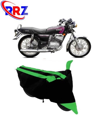 RRZ Waterproof Two Wheeler Cover for Yamaha(RXG, Black, Green)