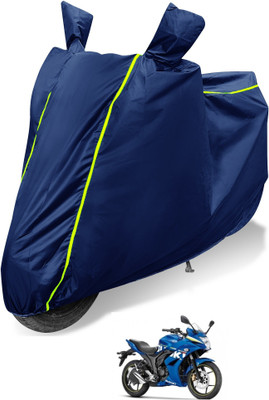MOCKHE Waterproof Two Wheeler Cover for Suzuki(Gixxer SF, Blue)