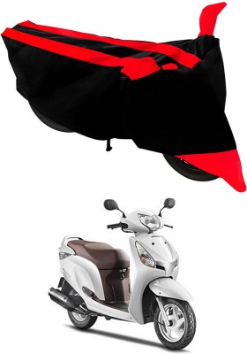 Ascension Two Wheeler Cover for Honda(Aviator, Black, Red)