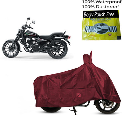 EGAL Waterproof Two Wheeler Cover for Bajaj(BS6, Maroon)