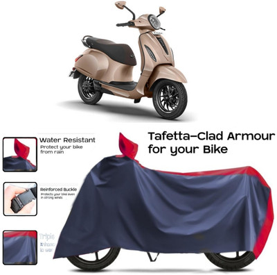 WMIZEXA Two Wheeler Cover for Bajaj(Red, Blue)