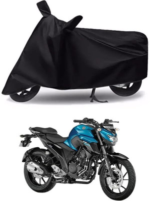 AASHTIK MART Two Wheeler Cover for Yamaha(FZS 25, Black)