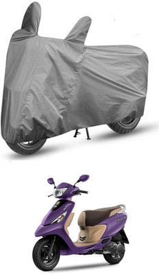 MMSSTAR Waterproof Two Wheeler Cover for TVS(Scooty Zest 110, Grey)
