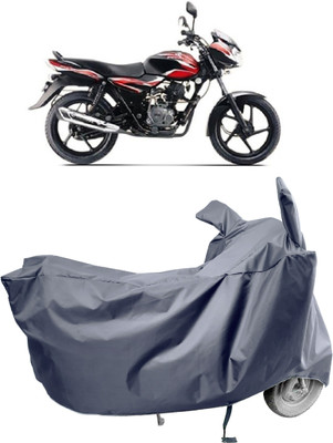 Amexride Two Wheeler Cover for Bajaj(Discover 100 DTS-i, Grey)