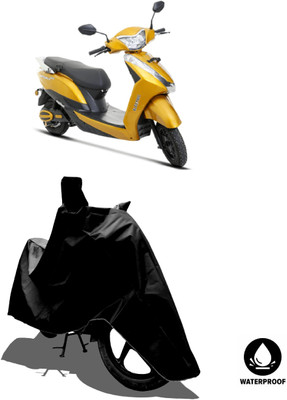 Amexride Waterproof Two Wheeler Cover for Ampere(Magnus Pro, Black)