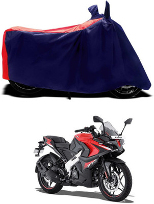 PAGORA Waterproof Two Wheeler Cover for Bajaj(Pulsar RS200 BS6, Red)