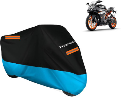Horseyaart Waterproof Two Wheeler Cover for KTM(RC 125 BS6, Blue)