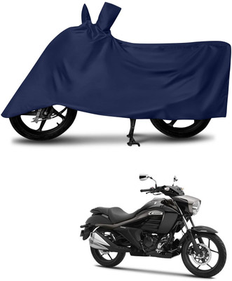 KEDIT Two Wheeler Cover for Suzuki(intruder 150, Blue)