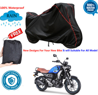 AUTOCAD Waterproof Two Wheeler Cover for Yamaha(FZ-S Fi Version 3.0, Black)