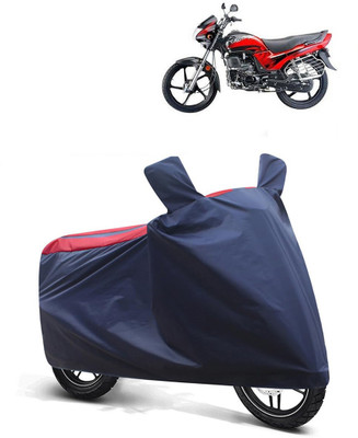 CARNEST Two Wheeler Cover for Hero(Passion Plus, Red, Blue)