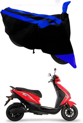 Furious3D Two Wheeler Cover for Ampere(Reo Elite, Blue, Black)