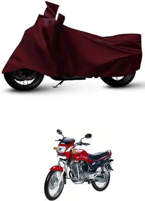 ZEDTEEK Waterproof Two Wheeler Cover for Hero(Ambition, Maroon)