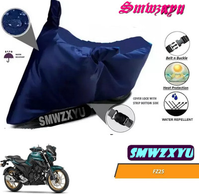 smwzxyu Waterproof Two Wheeler Cover for Yamaha(FZ25, Blue)