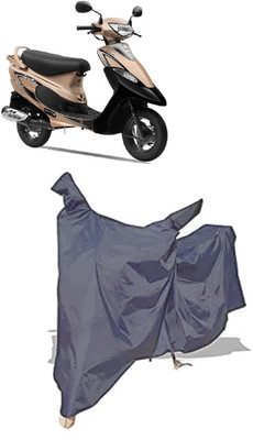 Amexride Two Wheeler Cover for TVS(Scooty Pep+, Grey)