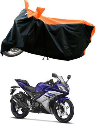 AESTRYD Two Wheeler Cover for Yamaha(YZF-R15 V2, Orange)