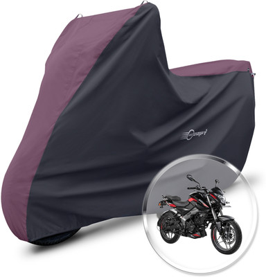 Neodrift Two Wheeler Cover for Bajaj(Pulsar NS 200, Maroon, Black)