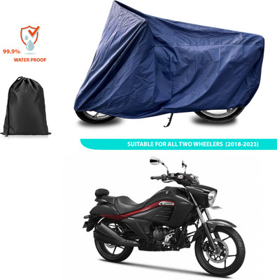 CODOKI Waterproof Two Wheeler Cover for TVS(Intruder, Blue)