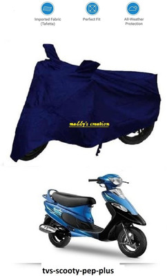 AutoRash Waterproof Two Wheeler Cover for TVS(Scooty Pep+, Blue)