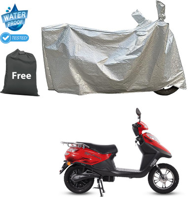 CODOKI Waterproof Two Wheeler Cover for Hero(Electric Flash BS6, Silver)