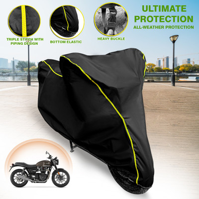 GARREGE Waterproof Two Wheeler Cover for Triumph(Speed Twin, Blue)