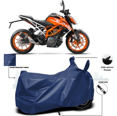 MMSSTAR Waterproof Two Wheeler Cover for Universal For Bike(390 Duke, Blue)