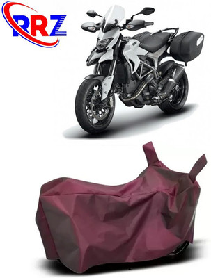 RRZ Waterproof Two Wheeler Cover for Ducati(Hyperstrada, Maroon)