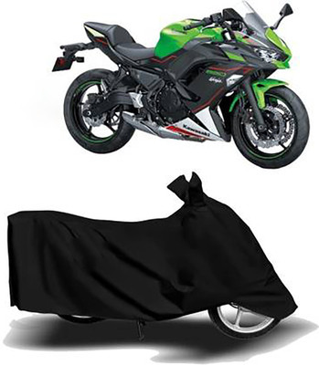 starmick Waterproof Two Wheeler Cover for Kawasaki(Ninja 1000, Black)