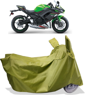 Amexride Two Wheeler Cover for Kawasaki(Ninja 650 bs6, Maroon)