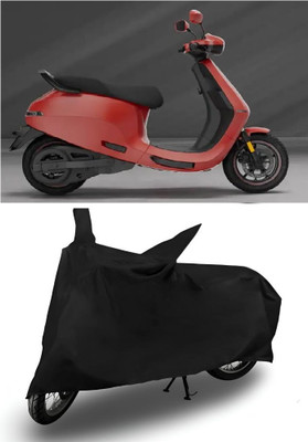 ishika Waterproof Two Wheeler Cover for Ola(Electric, Black)