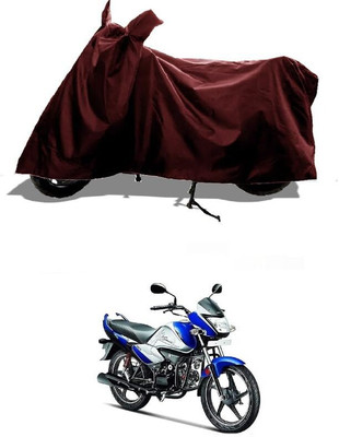 AASHTIK MART Two Wheeler Cover for Hero(Splendor I Smart, Maroon)