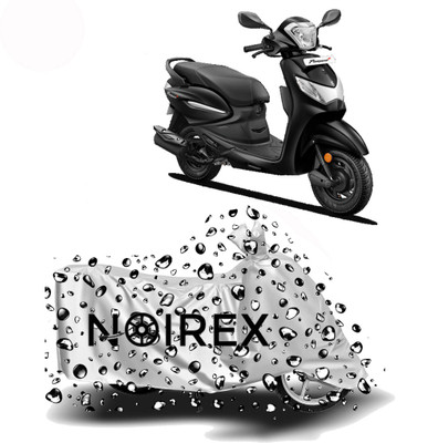 NOIREX Two Wheeler Cover for Hero(Pleasure+ 110, Silver)