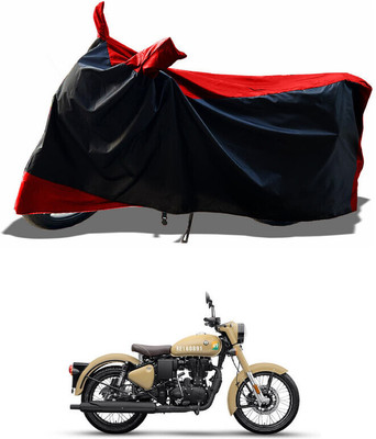 DeepShakshi AUTOMOTIVE Waterproof Two Wheeler Cover for Royal Enfield(350 BS6, Red)