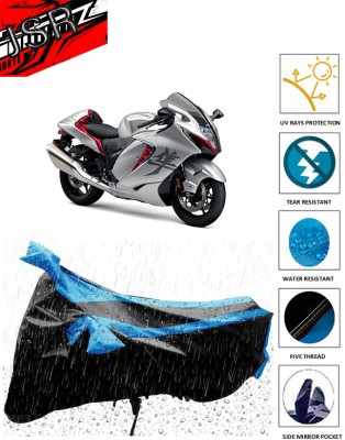 J S R Waterproof Two Wheeler Cover for Suzuki(Gixxer SF 250, Blue)