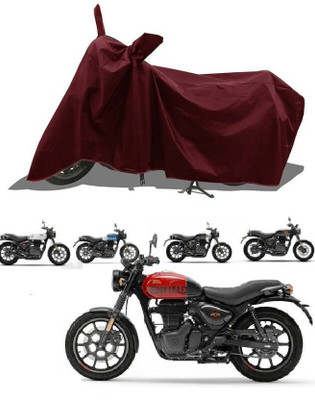 smwzxyu Waterproof Two Wheeler Cover for Royal Enfield(Hunter 350, Maroon)