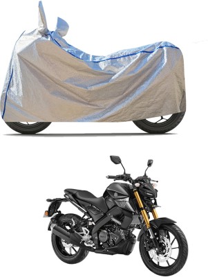 PAGORA Waterproof Two Wheeler Cover for Yamaha(MT 15 New, Silver)