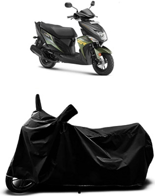 Mdstar Waterproof Two Wheeler Cover for Yamaha(Cygnus Ray ZR BS6, Black)