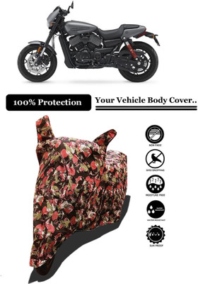 Amexride Two Wheeler Cover for Harley Davidson(Street Rod, Multicolor)