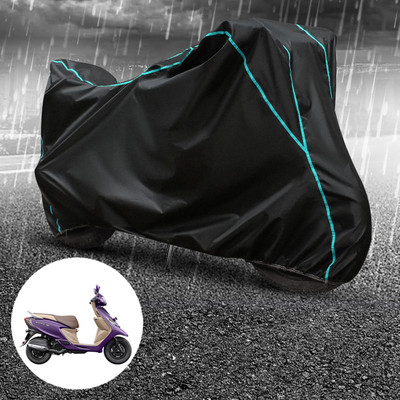 CODOKI Waterproof Two Wheeler Cover for TVS(Scooty Zest, Black)