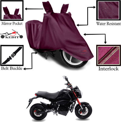 KEDIT Two Wheeler Cover for Universal For Bike(Maroon)