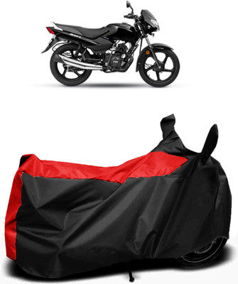 MMSSTAR Waterproof Two Wheeler Cover for TVS(Sport, Red, Black)