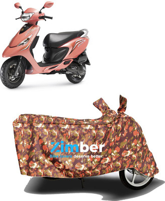AutoRash Two Wheeler Cover for TVS(Zest, Blue)