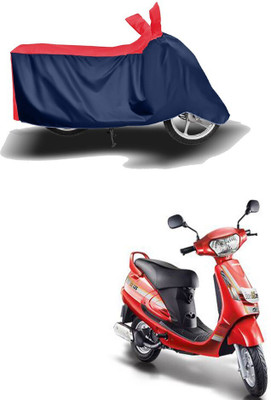 Mdstar Waterproof Two Wheeler Cover for Mahindra(Duro 125, Red, Blue)