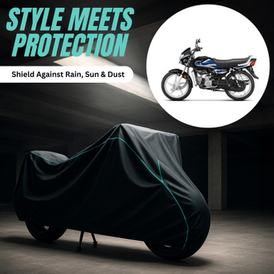 AUCTIMO Two Wheeler Cover for Hero(HF Dawn, Multicolor)