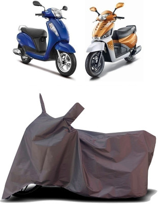 VESMEI Two Wheeler Cover for Mahindra(Gusto, Blue)