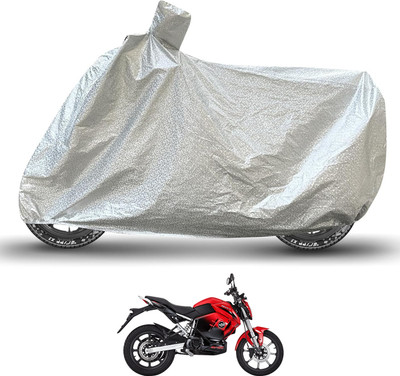 Caronix Waterproof Two Wheeler Cover for Revolt(Silver)