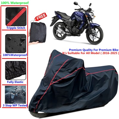 KaparDineX Waterproof Two Wheeler Cover for Yamaha(FZ-25, Black)